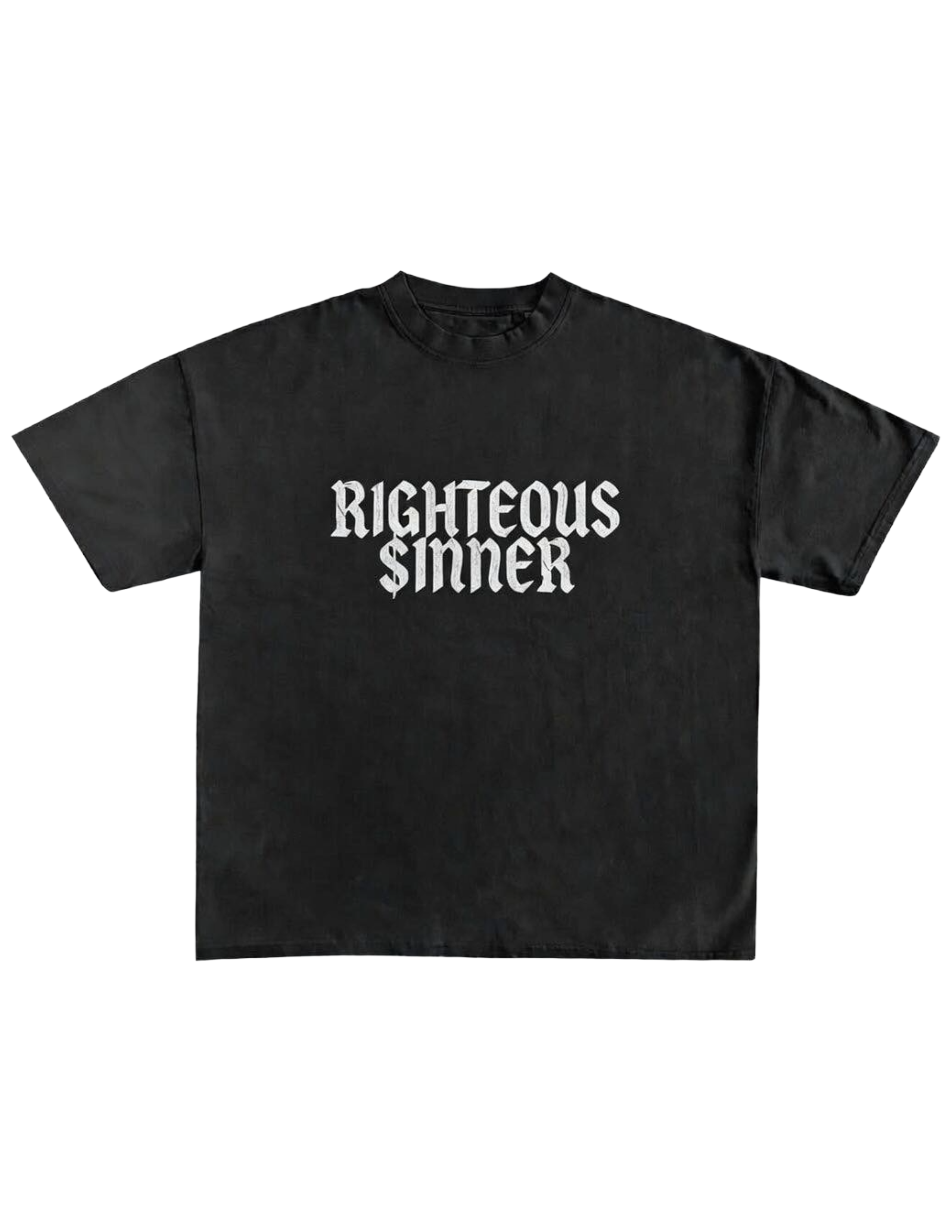 Righteous $inner Tee Black Front